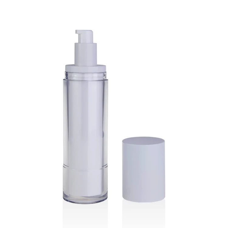 80ml white acrylic cosmetic jars and bottles acrylic bottles for cosmetics for lotion