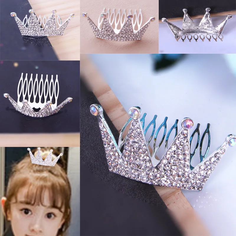 Fashion Design Elegant Crown princess tiara bride flower tiara for girls