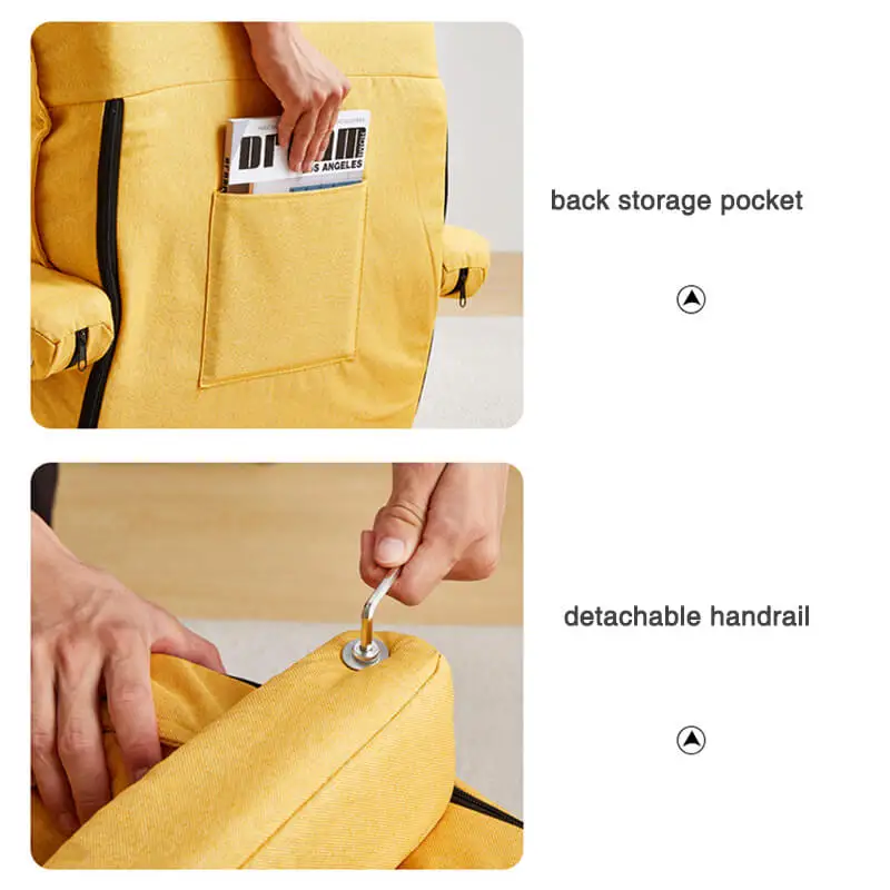 Modern Living Room Furniture Creative Design Single Person Tatami Sofa Adjustable Backrest Folding Lazy Sofa Chair