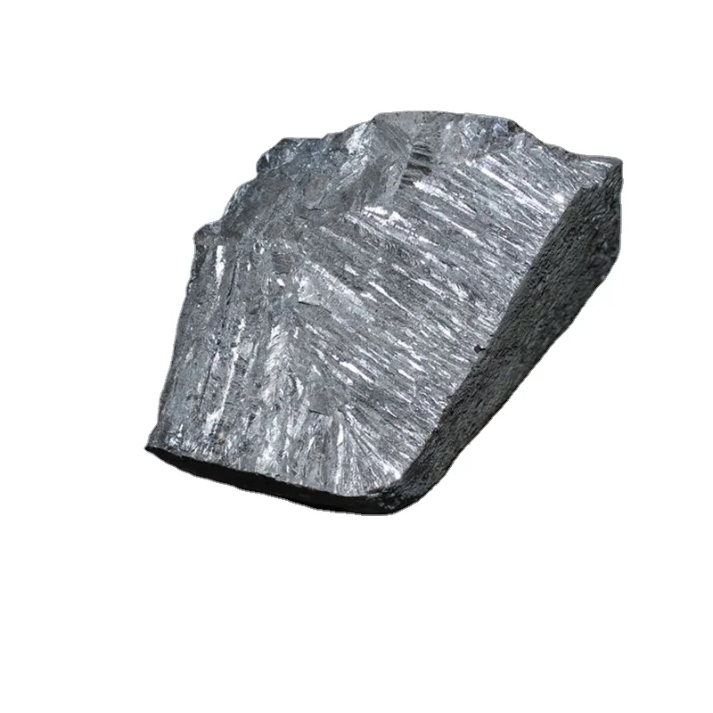 Genuine Wholesale Natural Rough Antimony Ingot White Color Mineral Specimen Stone Raw Ore Mineral Ore Lumps