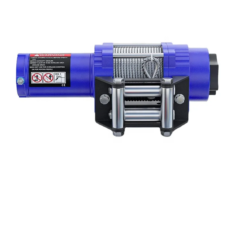 Электрическая лодочная лебедка 3000 фунтов 12 Вольт utv с синтетическим