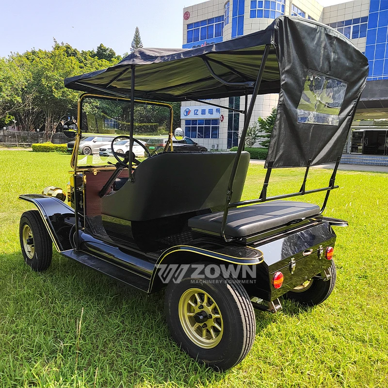 New Design Classic Luxury Vintage Electric Vehicle for Adults 4 Wheels Low Speed Special Transportation Car