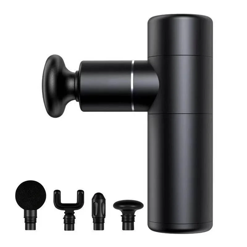 The mini Type-C USB hand held  Motor Deep Tissue Massage Gun  Relax Muscle Sport Machine Body Massage Gun