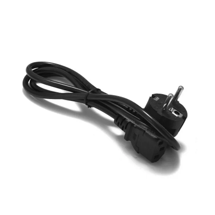 Горячая Распродажа 1,2 м Европейского двухжильный сетевой шнур 220v 3 шт. EU штепсельный контакт шнура питания