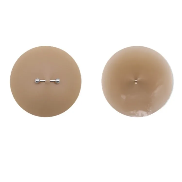 Newest Silicone Seamless Nipple Covers with Nail  Ultra Thin Sticky Breast Petals Adhesive Strapless Invisible Pasties Bra
