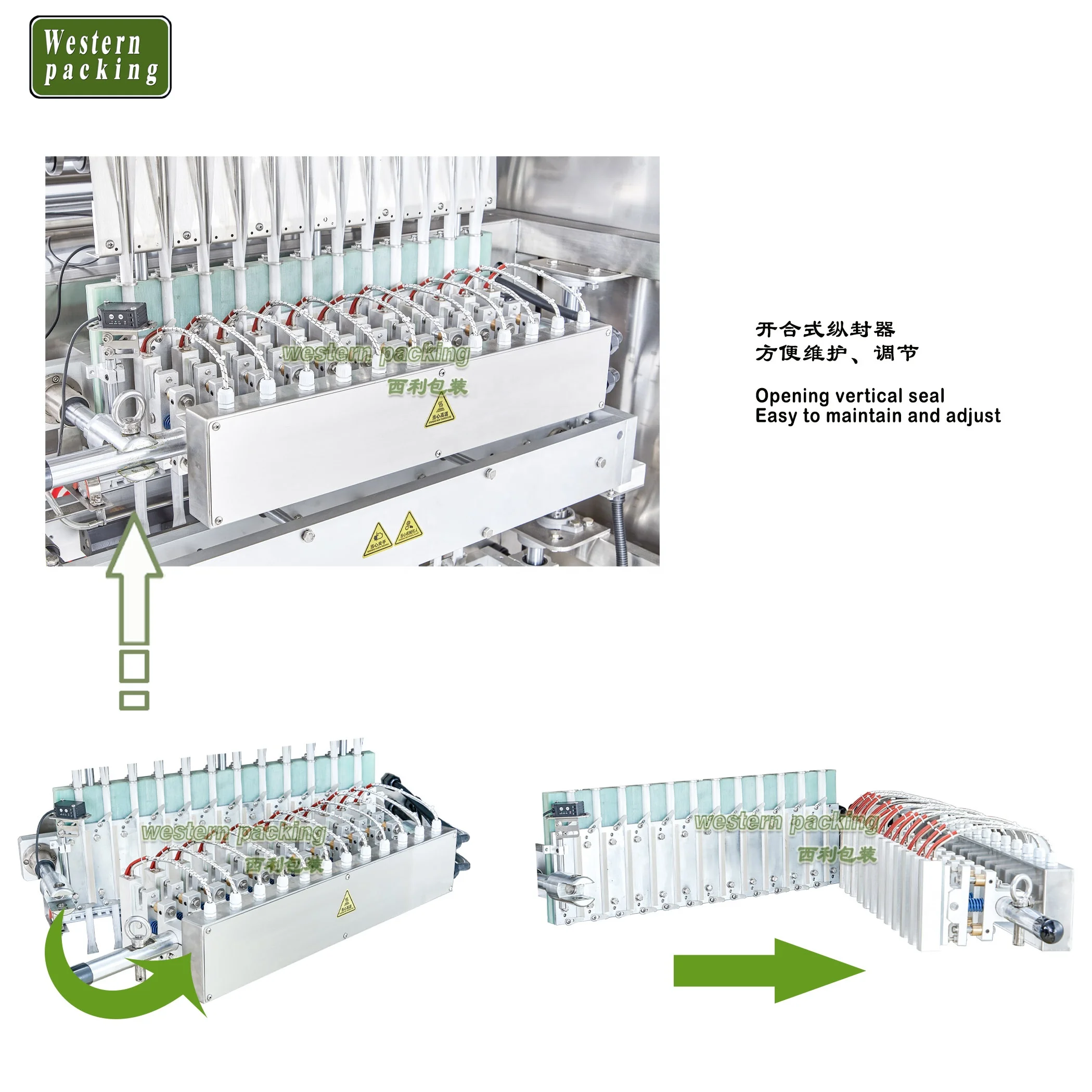 Automatic hotel salt granule sugar packaging machine in paper packaging