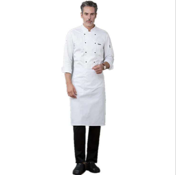 Cyalaa 2021 Manufactured Customized Long Sleeve Breathable Chef Uniform