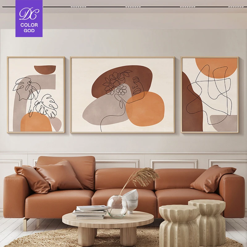 Abstract luxury art hotel painting modern living room canvas printing  painting home goods wall art