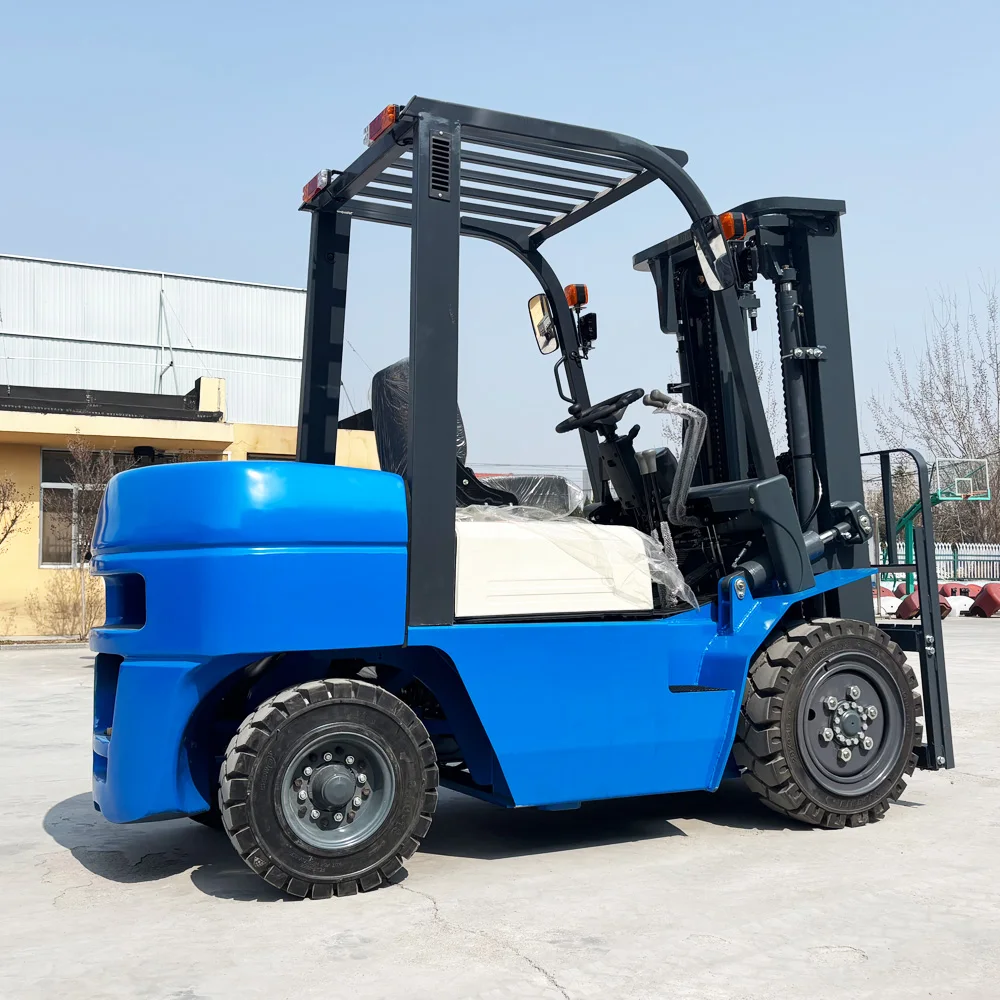 Вилочный погрузчик внедорожник 4WD Вездеходный вилочный зажим для тюков с тюком