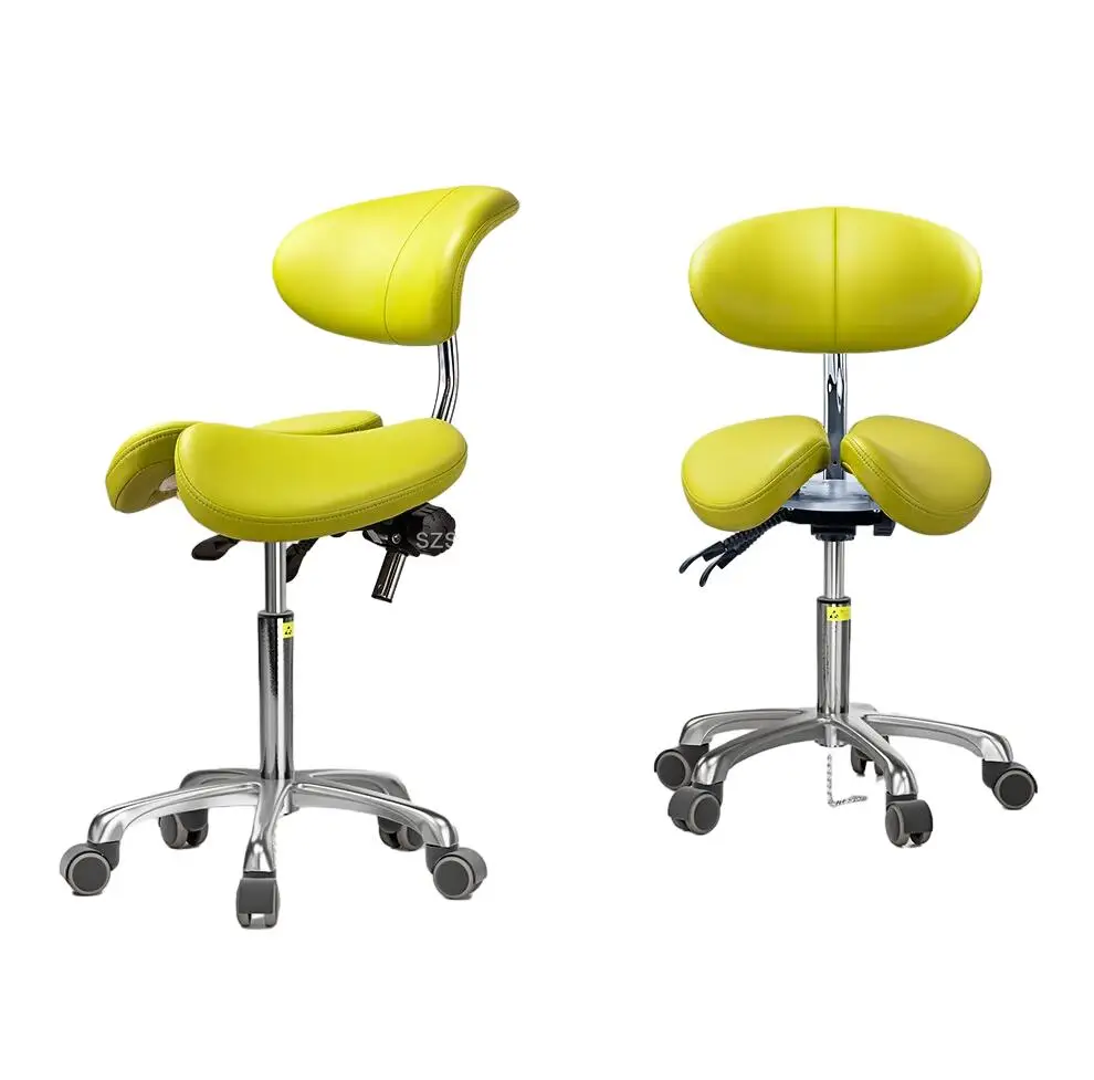 Hospital Ergonomic Saddle Stool Assistant for Doctors Nurses Dentists Chair for Dental Procedures
