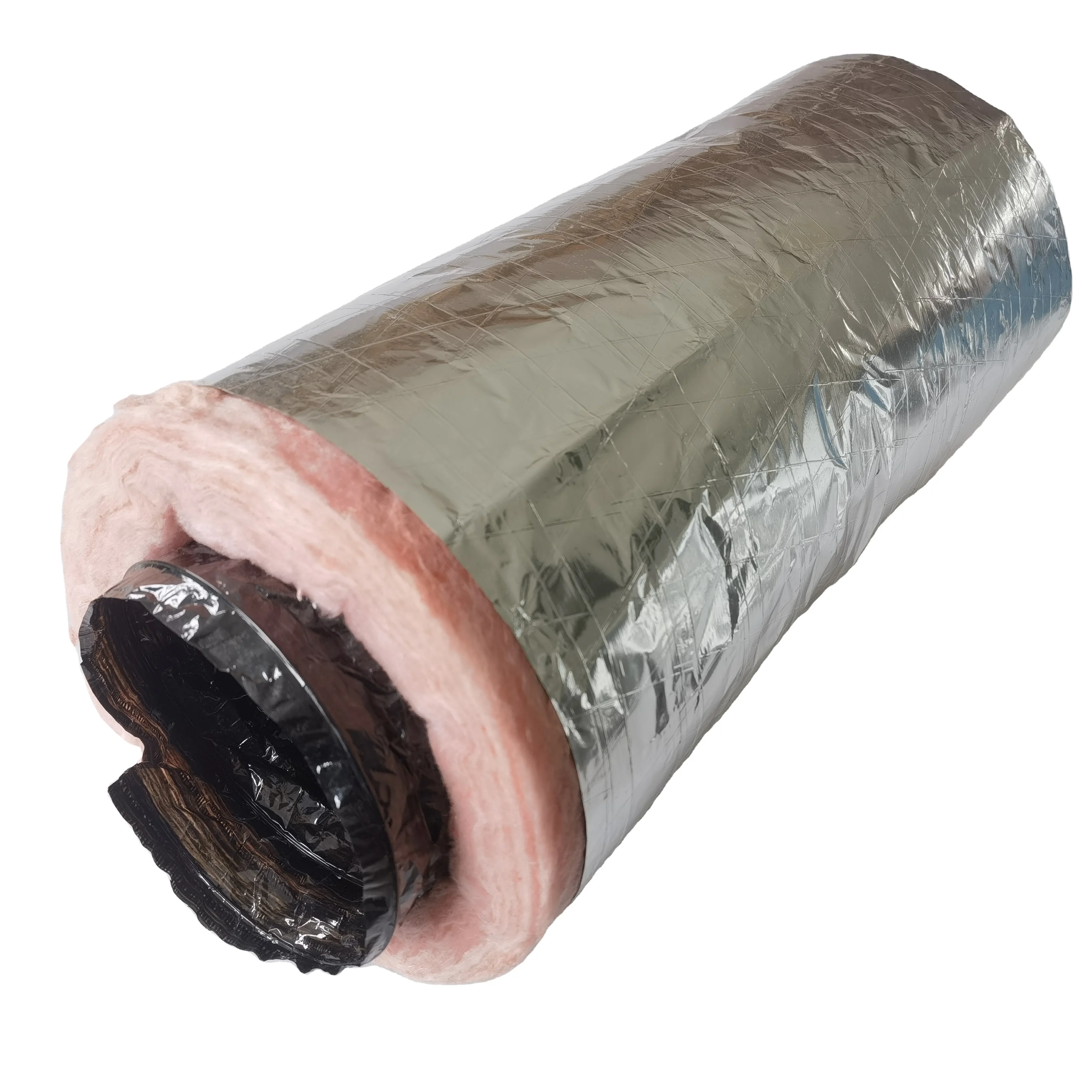 8 inch Insulated Flexible Duct 25 Feet Long R4.2,Insulation AC Flex Duct air duct