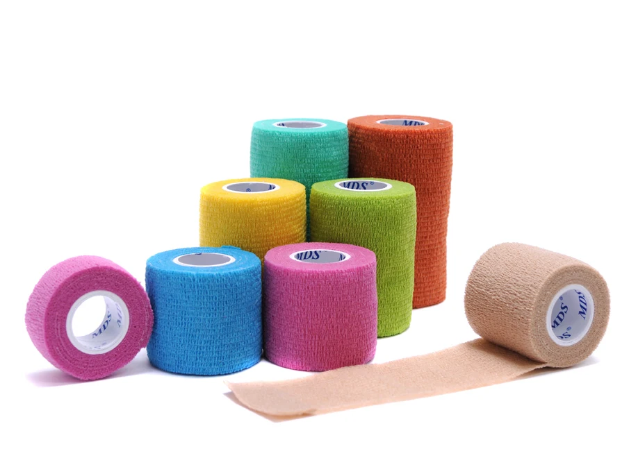 
Colorful Vet Wraps Flexible Elastic Cohesive Bandage 