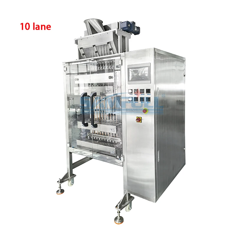 Automatic multi lane sugar salt mixed powder filling packing machine sugar stick packing machine