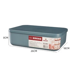 Waterproof Plastic Storage Box Sundries Box Organizers Home Closet Cosmetics Storage Basket With handle storage boxes & bins