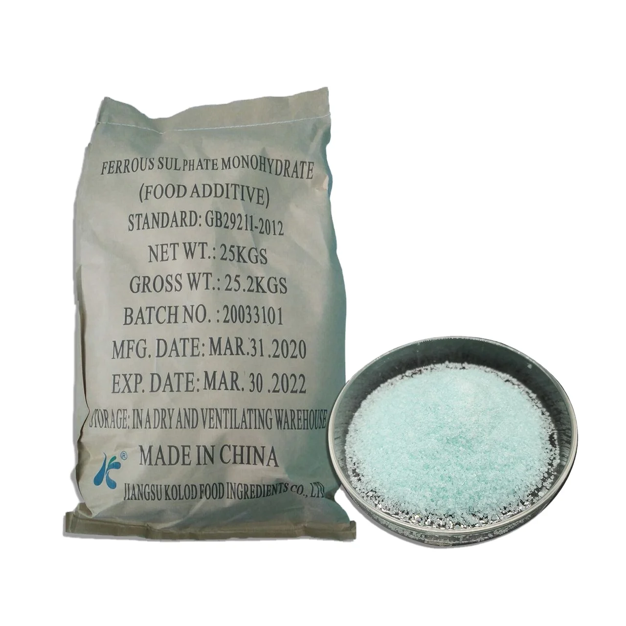 Pure Quality FeSO4.7H2O iron sulphate heptahydrate