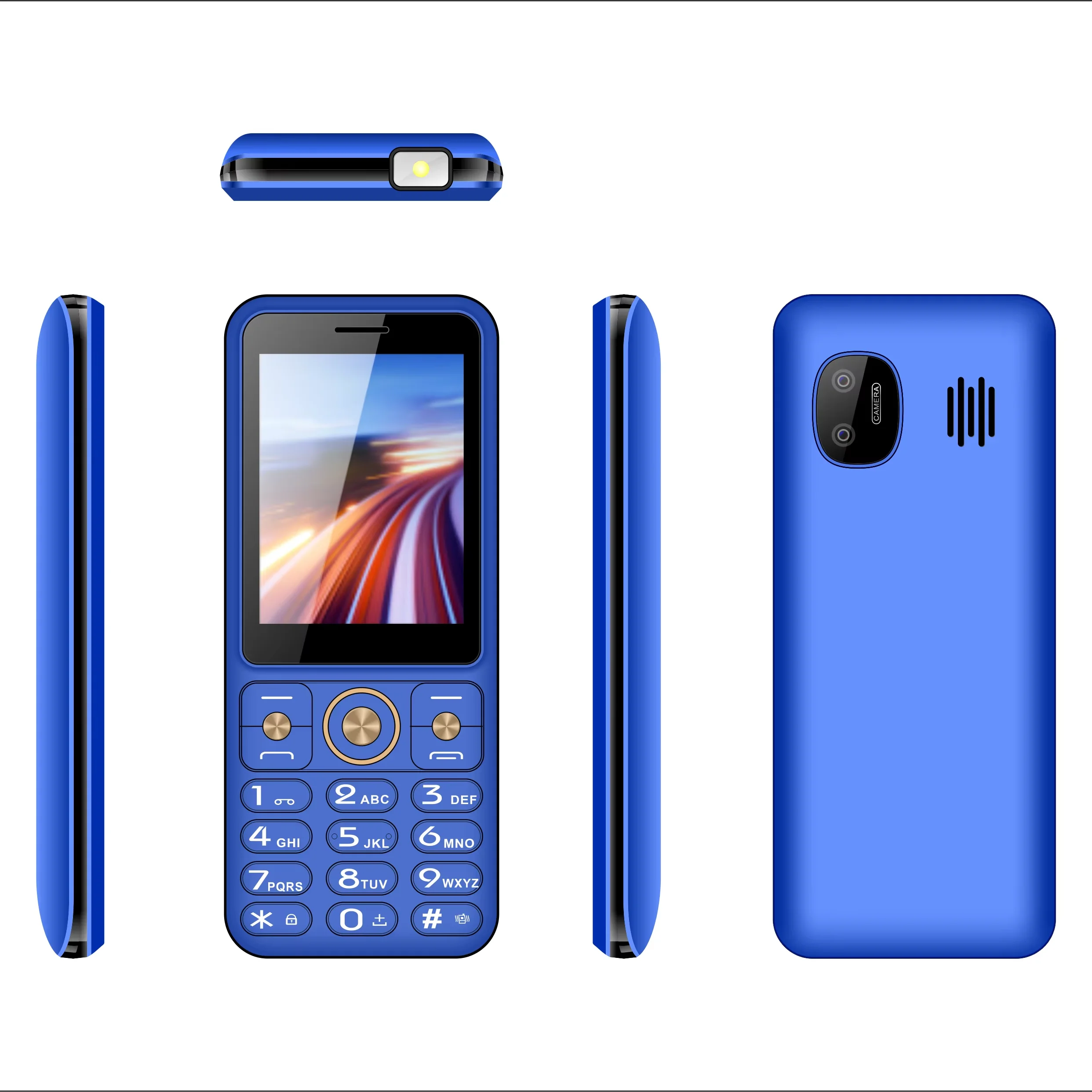 Unlock keyboard 2.4inch screen mini bar phone 2G GSM MP3 player Mobile Phones similar design For Tecno for itel SOS senior phone