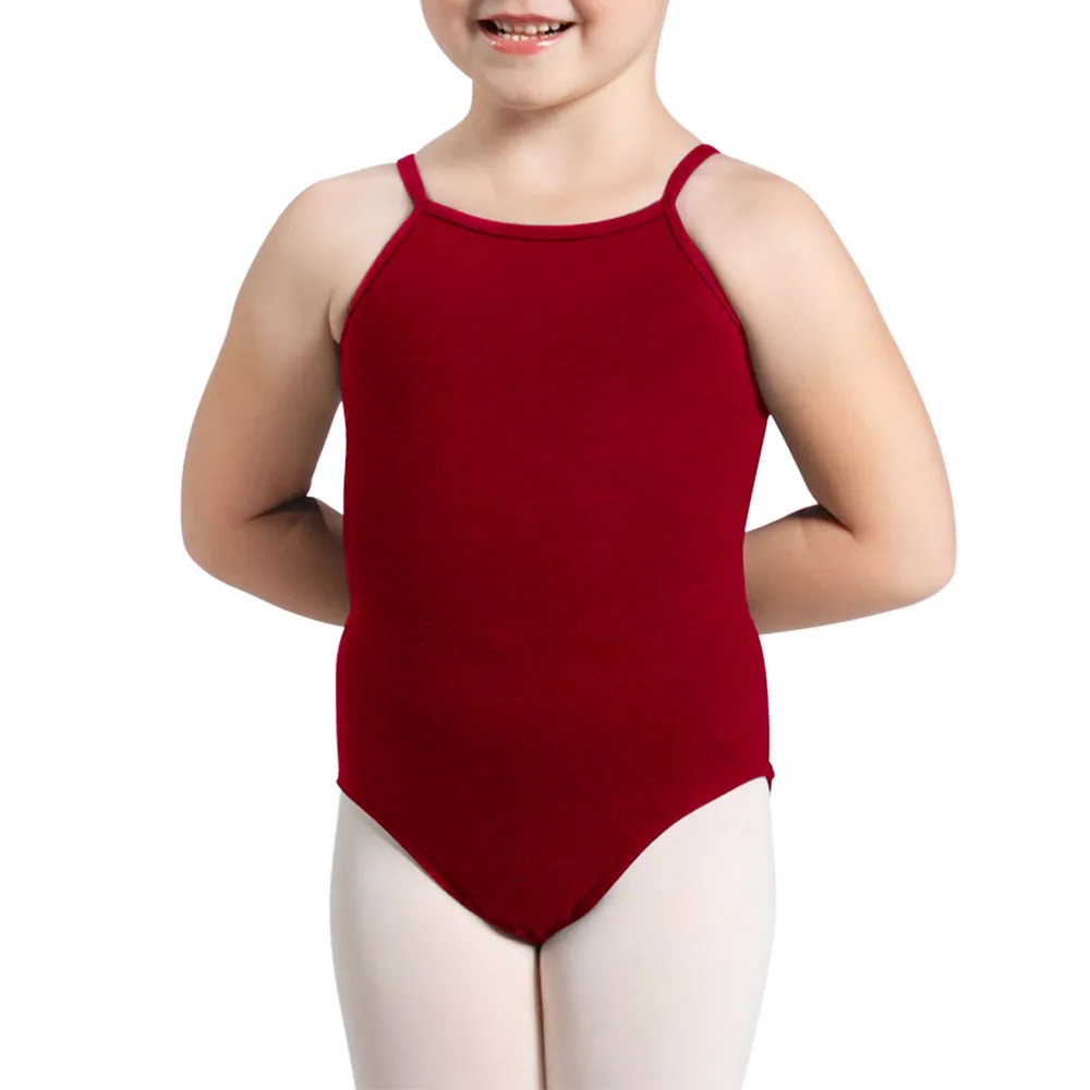 MiDee High Quality Dance School Uniform Class Wear Ballet Dance Leotards Camisole Cotton Sweetheart Back Leotard for Girls