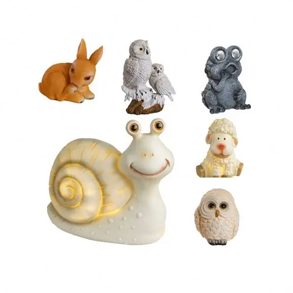 
Resin Spot Light Tortoise Dog Figure Solar Outdoor Frogs Ornament Owl Led Garden Of Meerkat Chicken Bear Statue Polyresin 