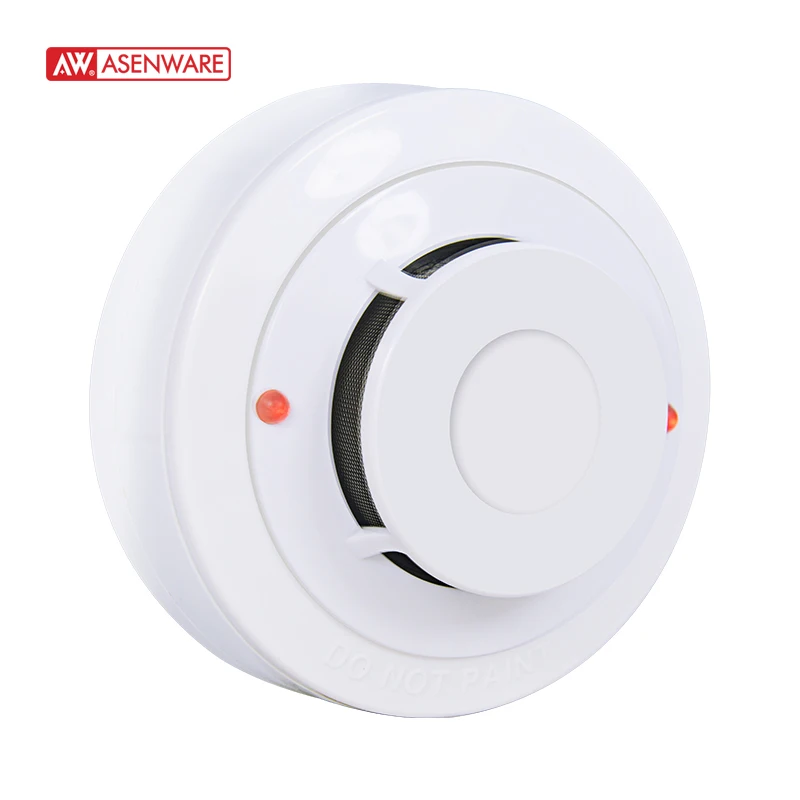 Fire Alarm System Conventional Smoke Detector And Sensor White Led Light  24V 2wire CE OEM