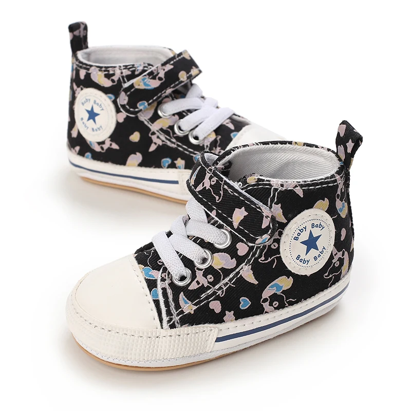 Valen Sina 0-1 year old boys and girls single shoes spring and autumn soft rubber soles new baby shoes casual walking shoes