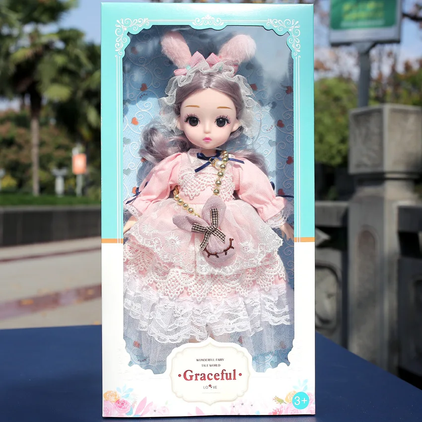 Princess Dress Fashion Accessories Girl Dress Up Doll Toy for Children Fashion Clothes DIY Dress Up Dolls for Girls Gift