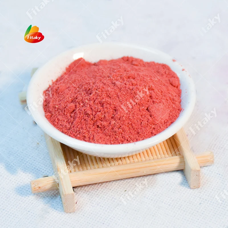 Natural Strawberry Powder Strawberry Freeze-Dried Powder Organic Strawberry Powder Freeze-Dried Products