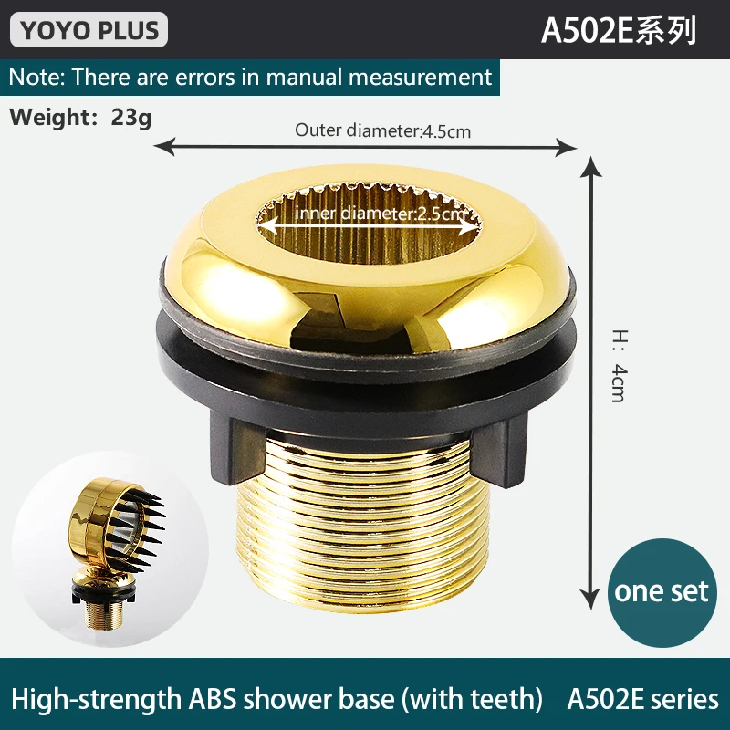 Popular Custom Professional Custom ABS High strength galvanized black shower head rack for shampoo bed