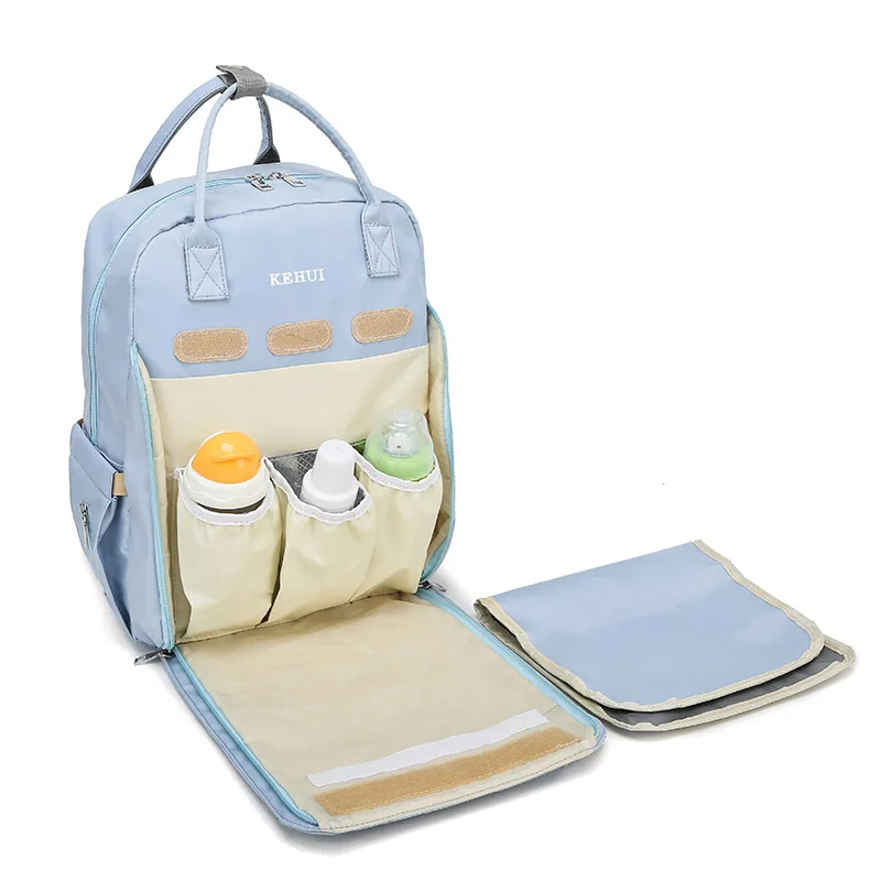 Baby Diaper Bag Large Capacity Diaper Backpack Waterproof Mommy Nappy Bag with Changing Pad Diaper Backpack