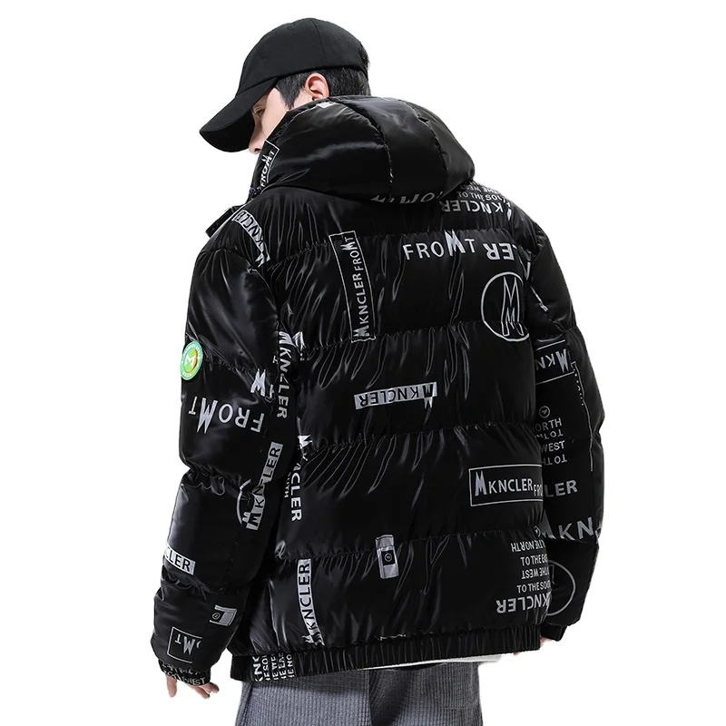 jackets for men 2021 Arrival private label 100% Polyester winter jacket fashion coat puffer jacket warm hooded coat
