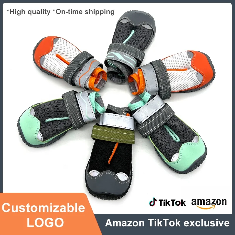 2023 new product dog shoes comfortable pet shoes for four seasons luxury designer Pet dog shoes zapatos para perros de disenador