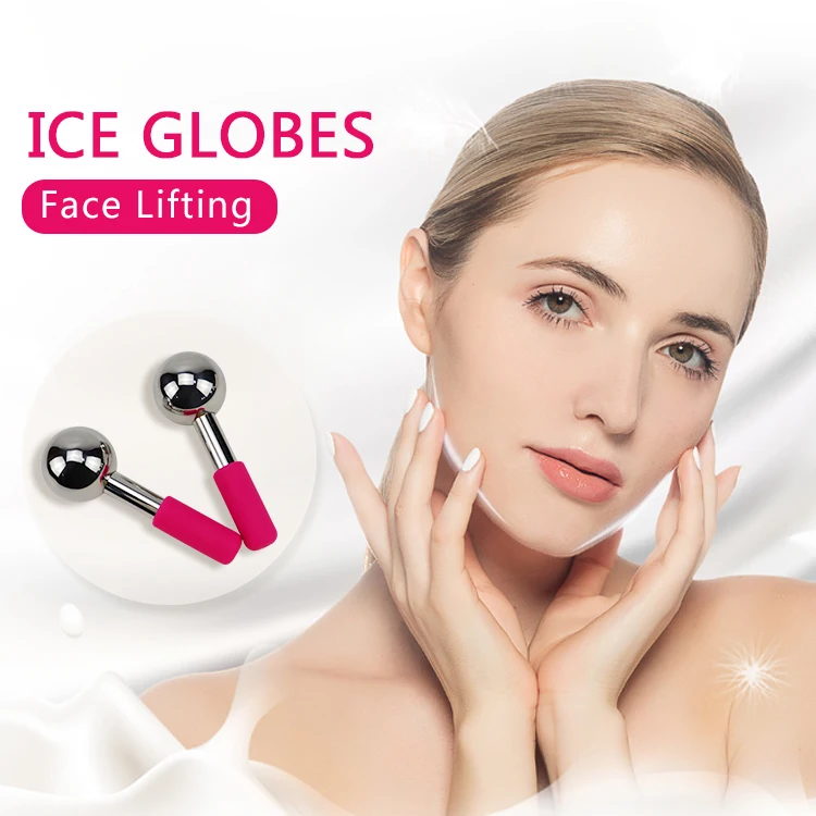 
2021 New style Cooling Roller to Lift Face & Eye Ice Cold Globes Facial Massager 