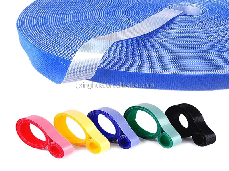 OEKO factory wholesale adhesive elastic hook loop in roll