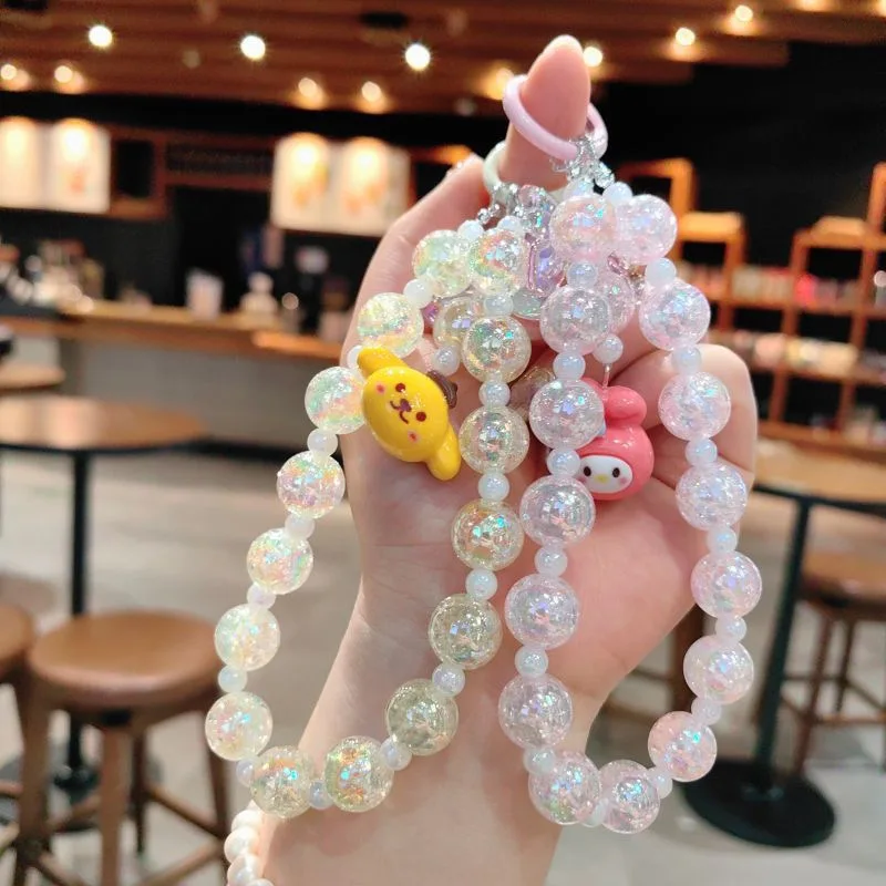 3D Creative Cute Cartoon Mobile Phone Chain Accessories Car Bag Pendant  S Anrio Kuromi Keychain