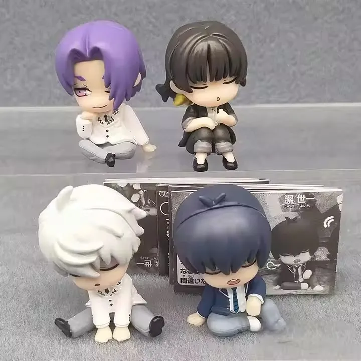 Kawaii Blue-lock figures Blind Box Isagi Yoichi Bachira Meguru Chigiri Hyoma Anime PVC Figure Set Mystery box  cartoon doll