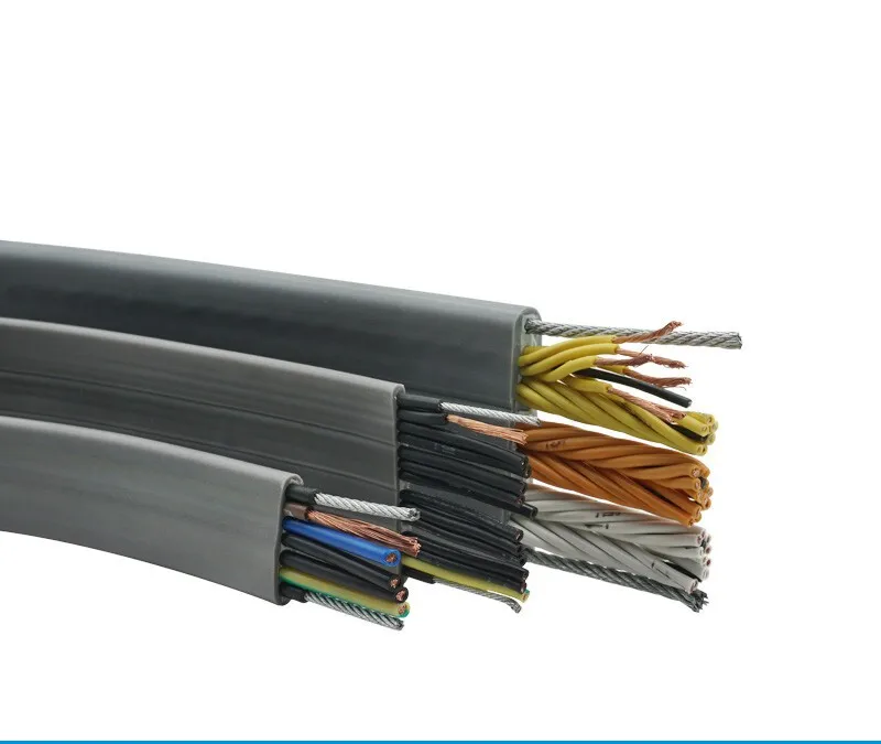 TVVB 12 Core PVC Flexible Elevator Lift Flat Travel Cable