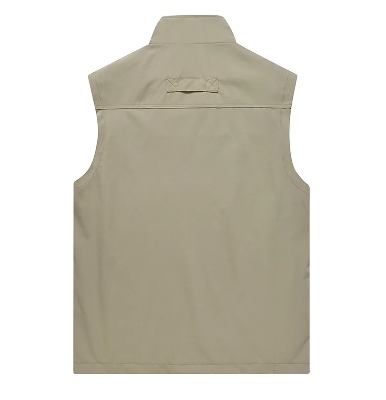 mens work clothes sleeveless jacket veste homme Multi Pocket outdoor fishing photography  tactical softshell vest