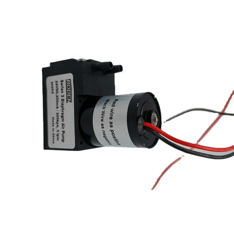 Бесшумный диафрагменный насос 12 в 6 л/мин 3 бар с воздушным покрытием и глушителем для ароматических машин