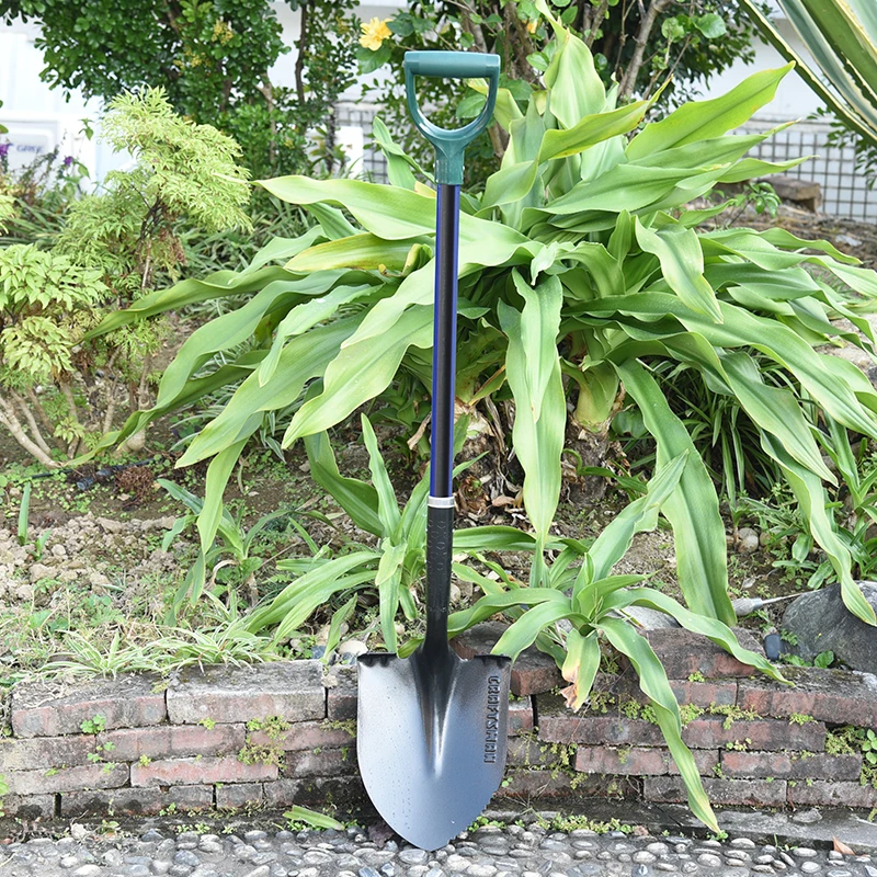 Lightweight D Handle Steel Meta Gardening Work Farming Digging Garden Shovel