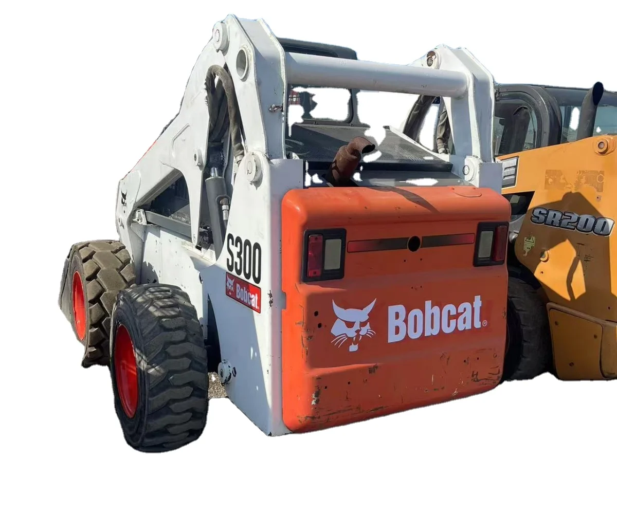 Дешевая цена б/у Bobcat S300 стальной погрузчик Строительная техника для продажи