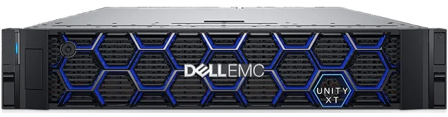 Dell Unity XT480F Гибридный флэш-массив двойной контроллер 192G кэш 8x16G FC порт 6*3 84 T