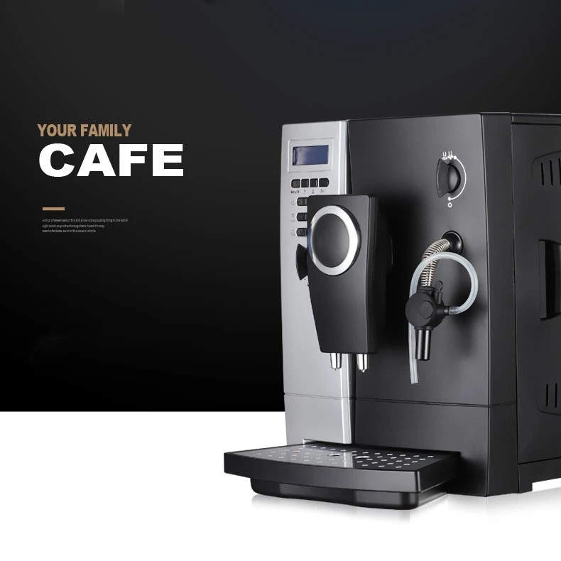 Cafetera Bean-to-cup Espresso Coffee Maker 19bar Italian ULKA Pump 2L Water Tank  Intelligent Coffee Machine