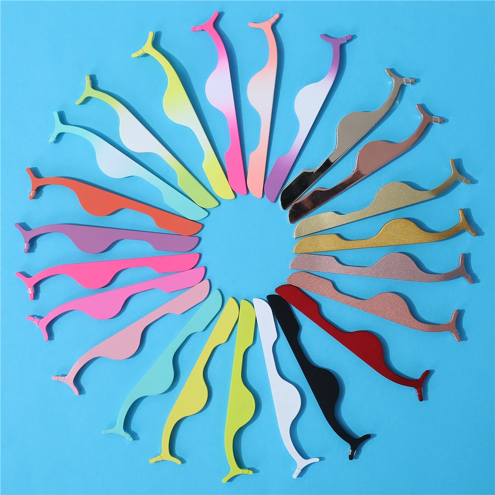 Wholesale Price Plastic Eyelash Tweezers Eyelash Tweezers Plastic Plastic Tweezers For Eyelashes
