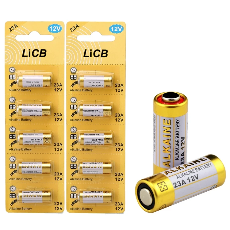 Manufactory Direct Customized Logo Cylindrica Battery Alkaline 23A 12V Batterie