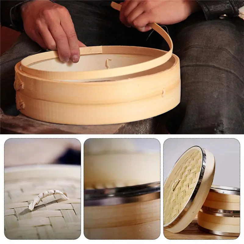 Dimsum 2 layer baozi steamer for breakfast shop