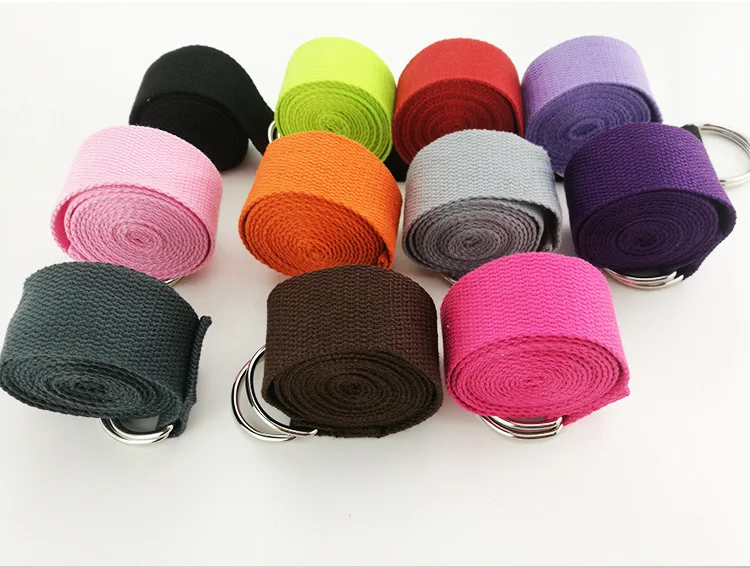multi function washable 2 mm thicken gymnastics dancing stretch training yoga resistance loop bands strap with 10 grip handles