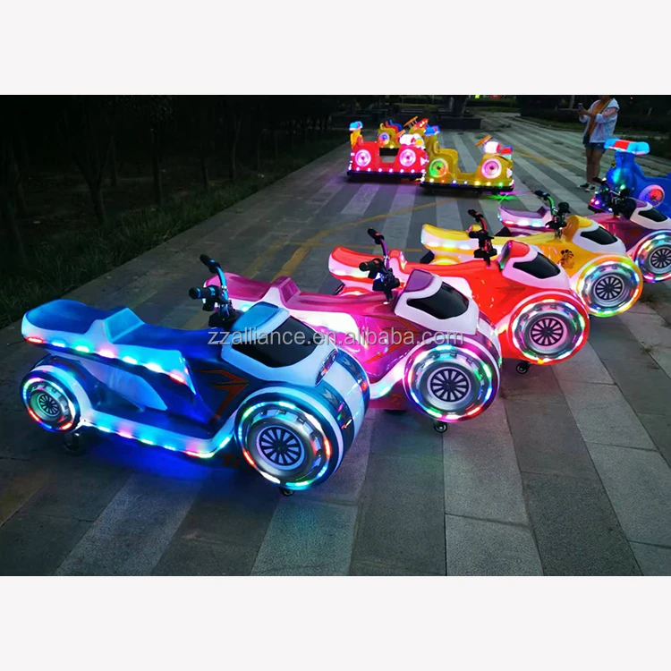 Cheap Children Amusement Park Battery Bumper Car Commercial 24V Electric Ride On Car Motorcycle For Sale