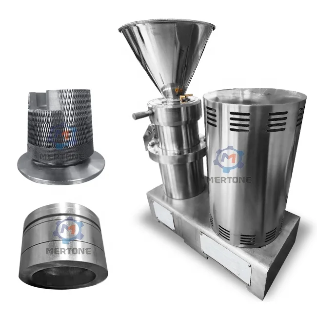 almond milk maker/sesame peanut butter making machine/chilli pepper paste grinding machine sauce colloid mill