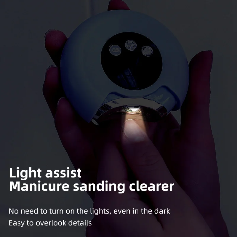 Portable Anti-Clipper Nail Polisher Multi-Function Electric Nail Clippers for Adults Children Home Automatic Nail Polish Machine