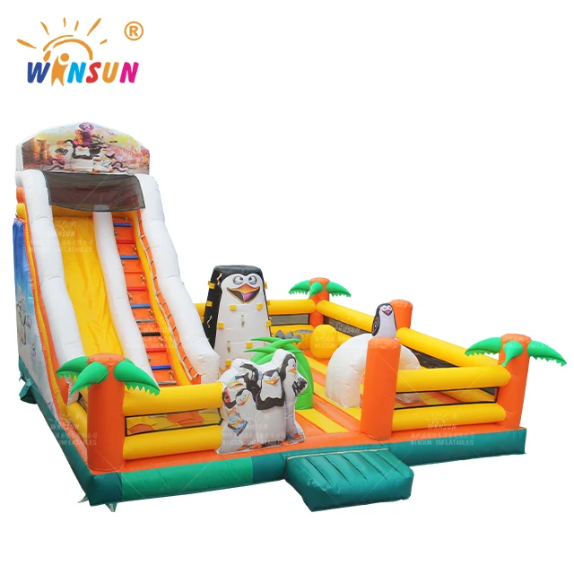 TOP rated inflatable combo animal fun world jump bounce gam,custom marble combo sport slides,factory trampoline sale