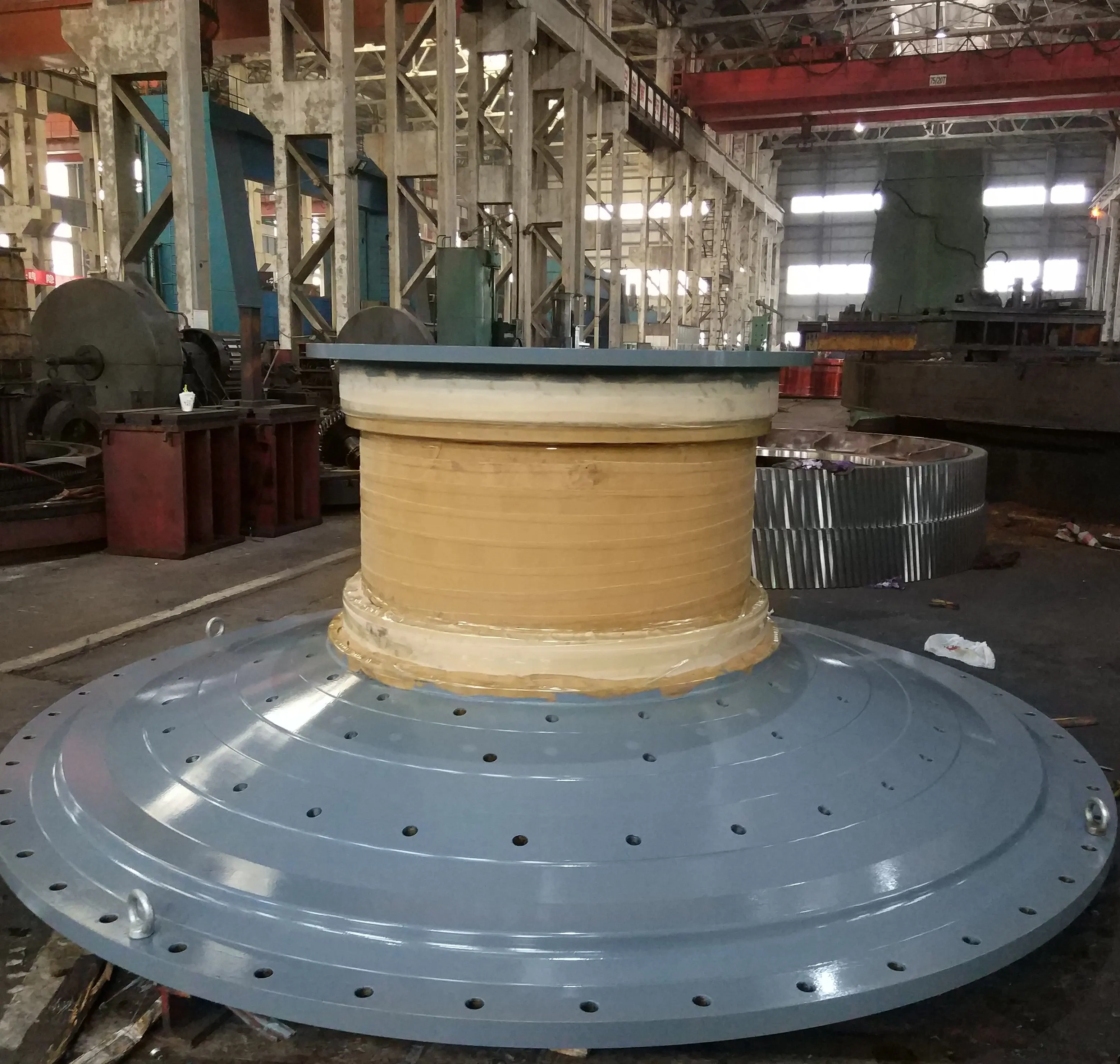 Customized  Casting Steel End Cap Ball Mill end cover